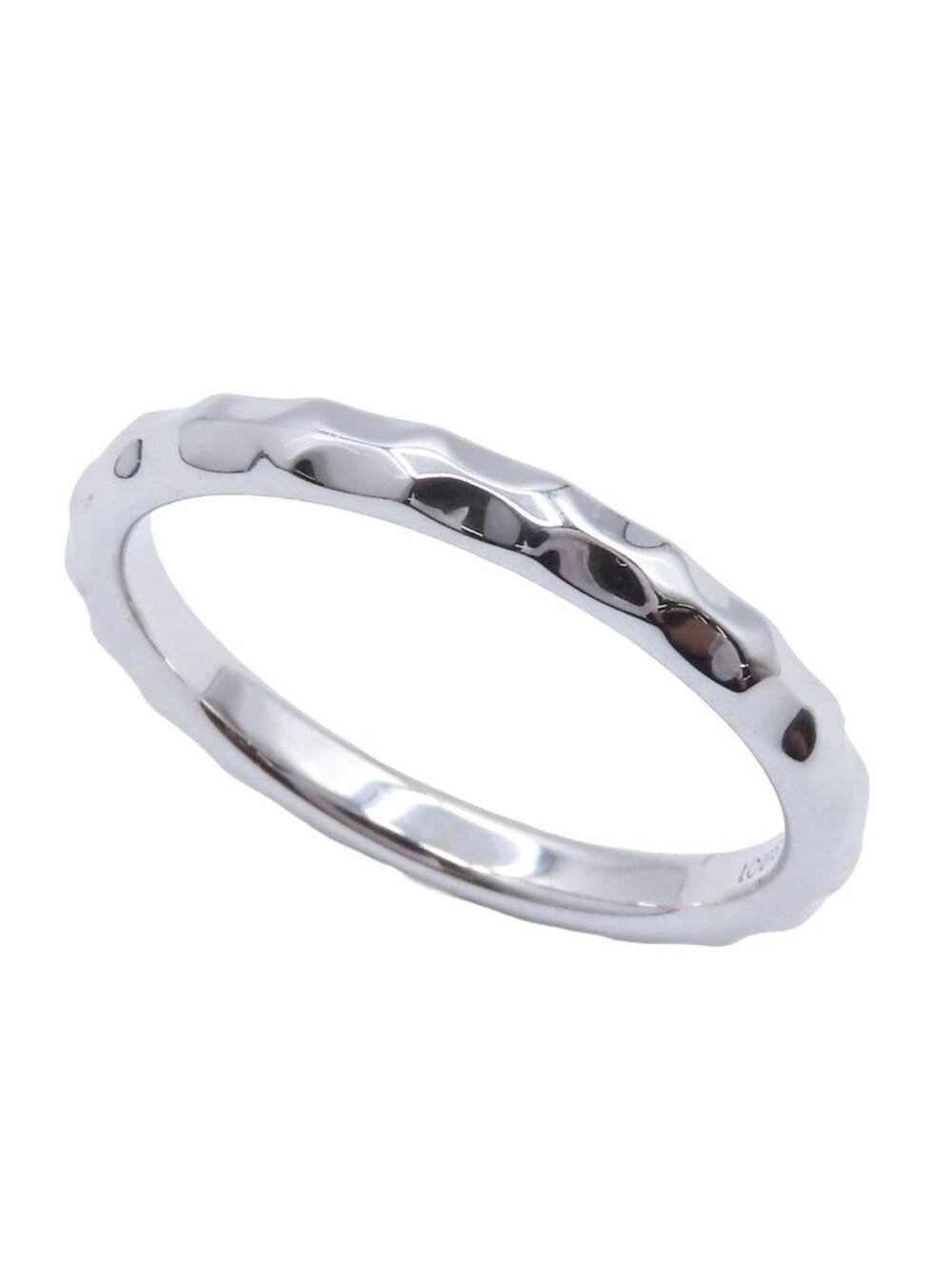 Louis Vuitton Monogram Infini White Gold 18k 58 Ring